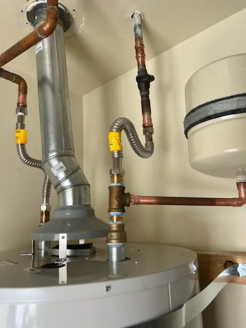 Water heater installation and plumbing repair in Chesterton